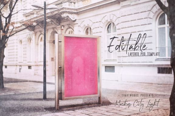 City Light Board Mockup 17