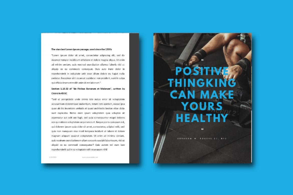 16 Pages Fitness Bold eBook Template PowerPoint - view 8