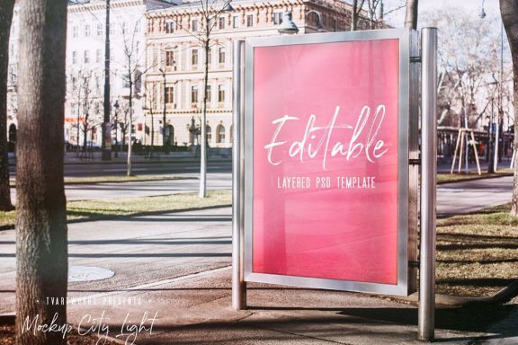 City Light Board Mockup 18