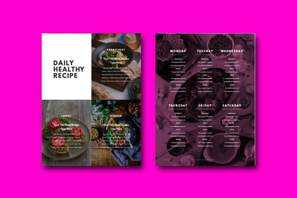 16 Pages Fitness Girl eBook Template PowerPoint - view 7