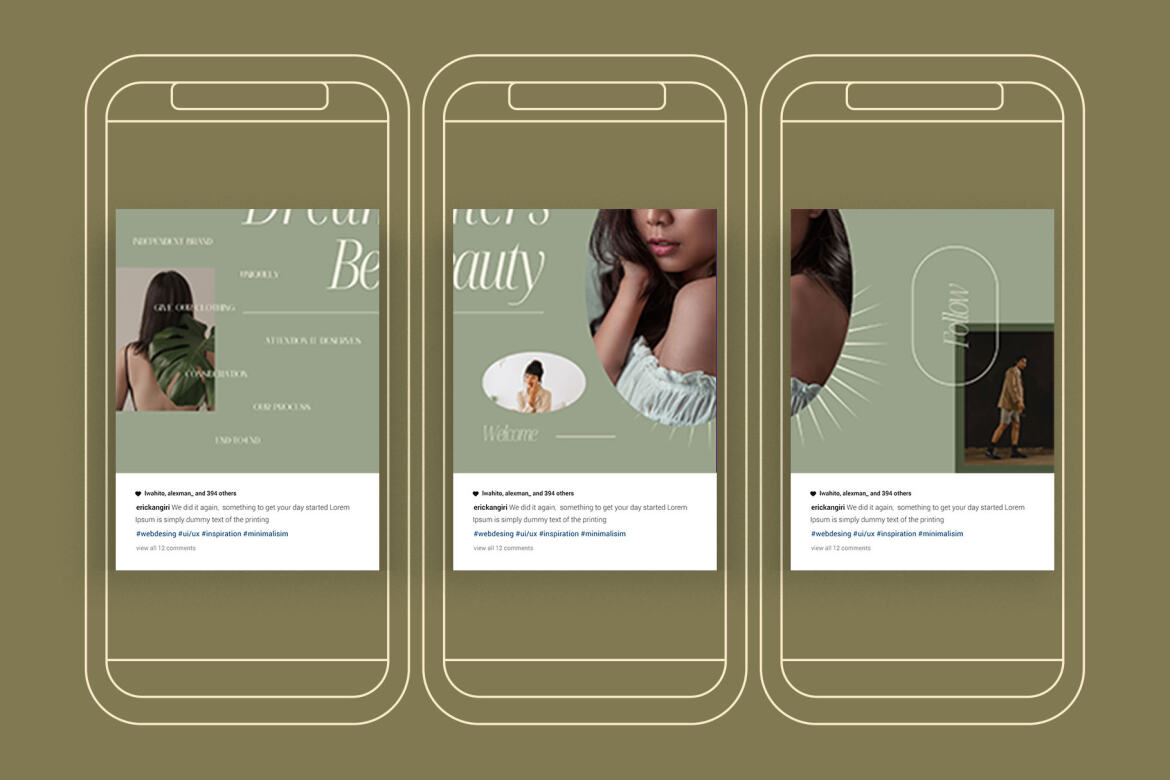 Gallery Fashion Puzzle Instagram | Free CANVA Template - view 5