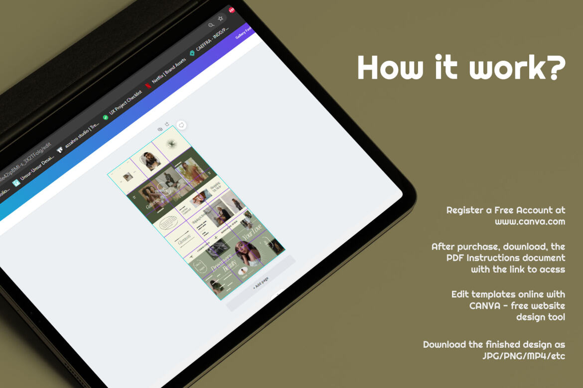 Gallery Fashion Puzzle Instagram | Free CANVA Template - view 4
