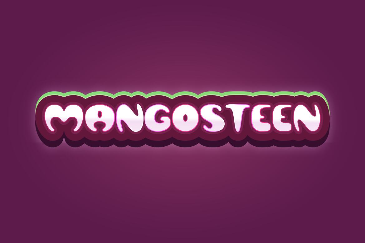 Mangosteen - Free Text Effect alt