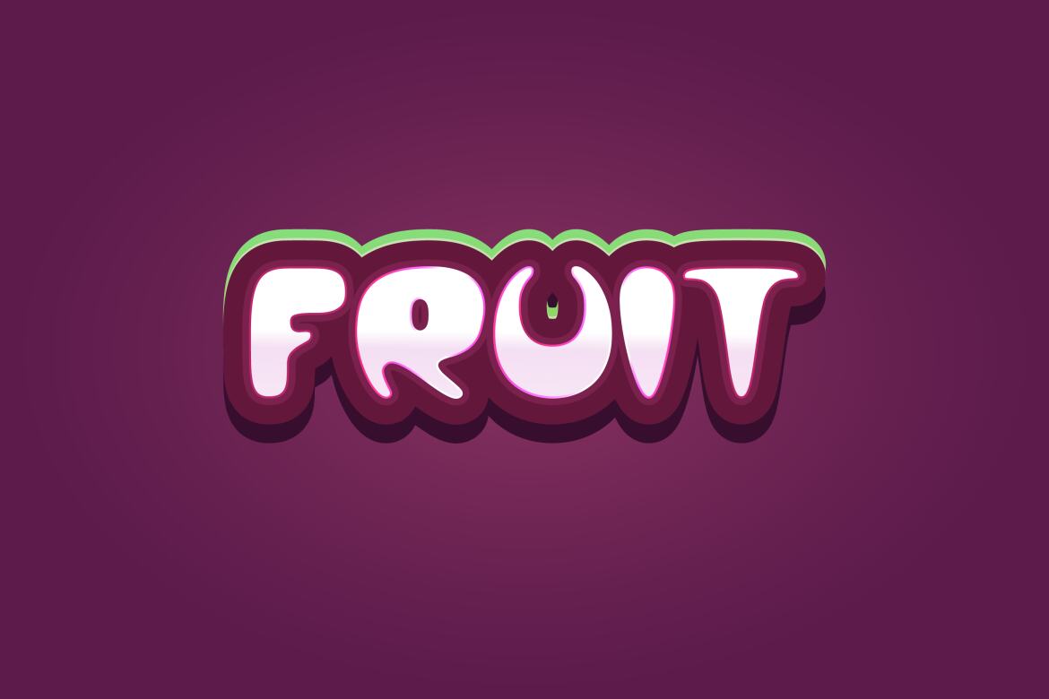Mangosteen - Free Text Effect - view 3