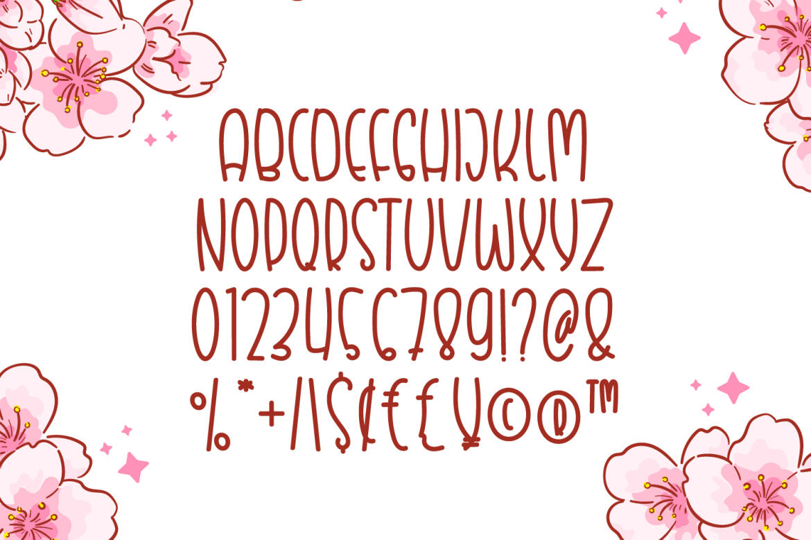 Blossom - FREE Cute Display Font - view 5