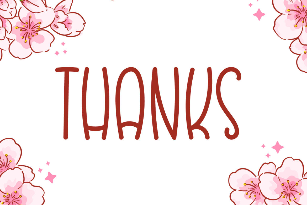 Blossom - FREE Cute Display Font - view 6