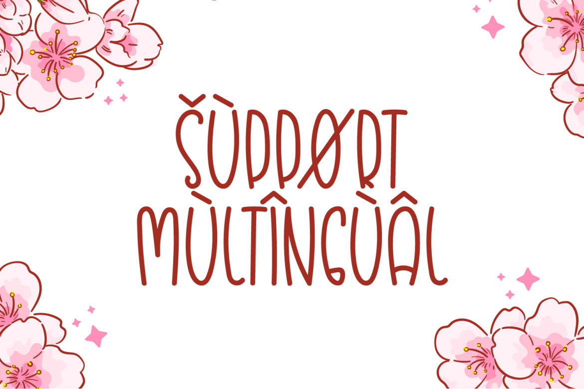 Blossom - FREE Cute Display Font - view 3