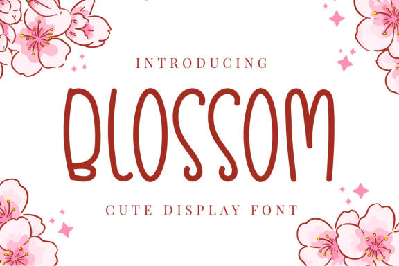 Blossom - FREE Cute Display Font