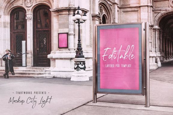 City Light Board Mockup 21