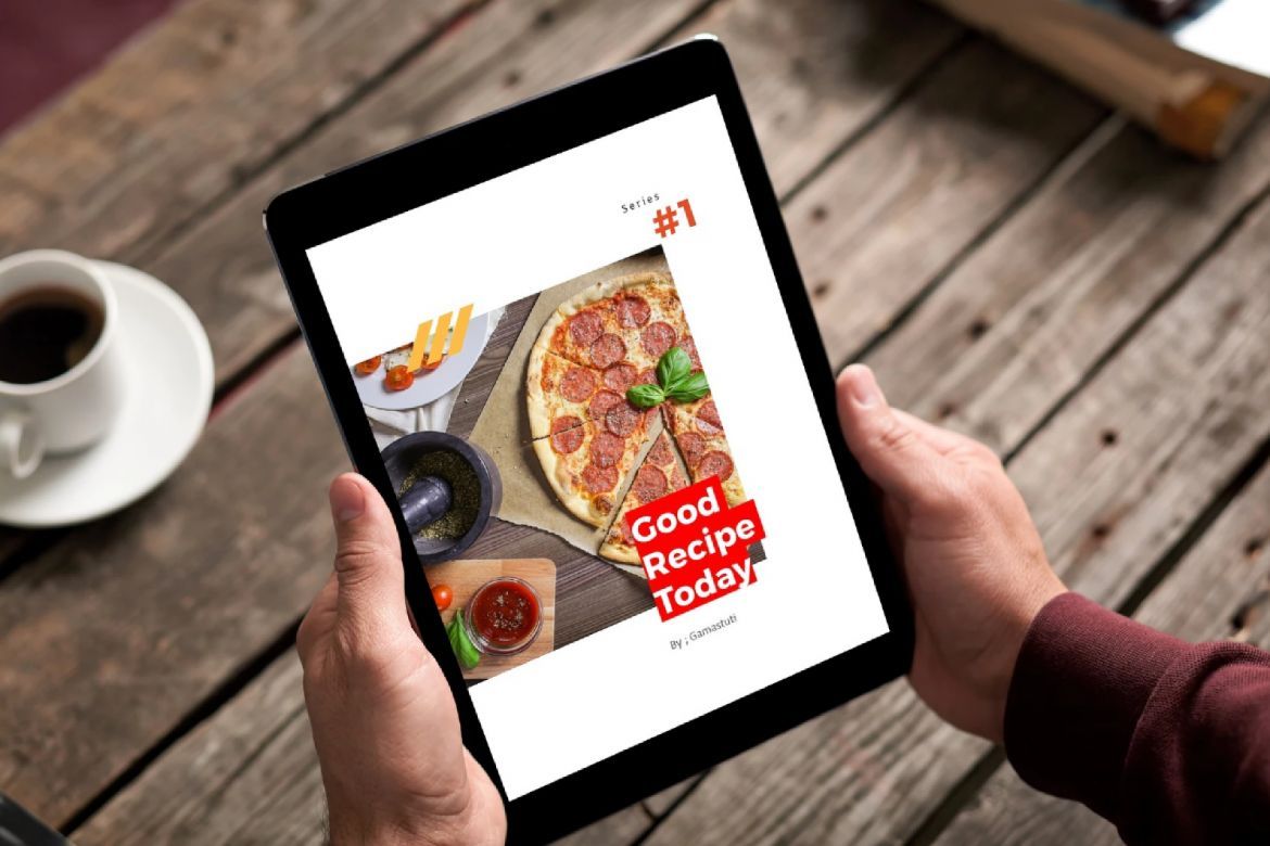 16 Pages Recipe eBook Template PowerPoint - view 10