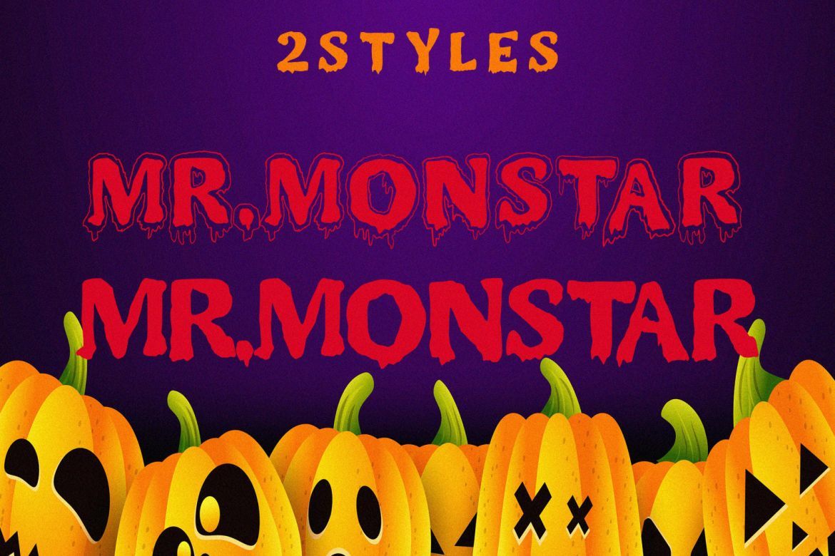 Mr Monstar Font - view 8