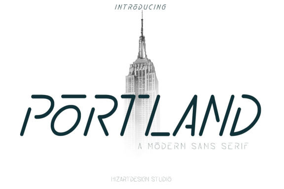 PORTLAND - Free Font