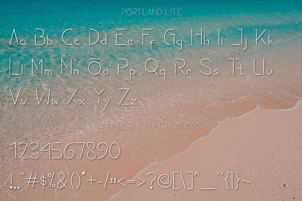 PORTLAND - Free Font - view 7