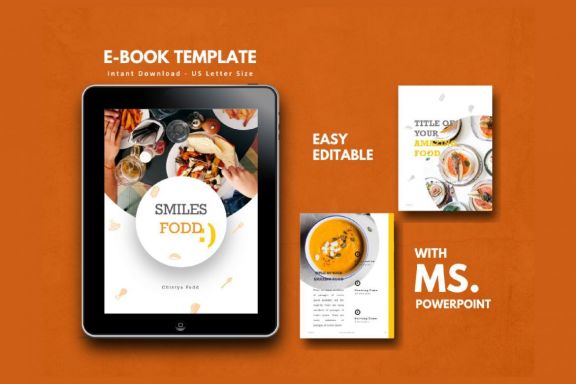 16 Pages Recipe eBook Template PowerPoint