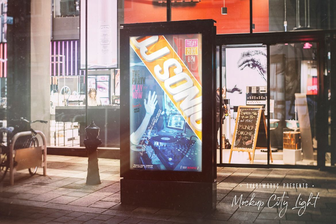 City Light Board Mockup 24 alternate