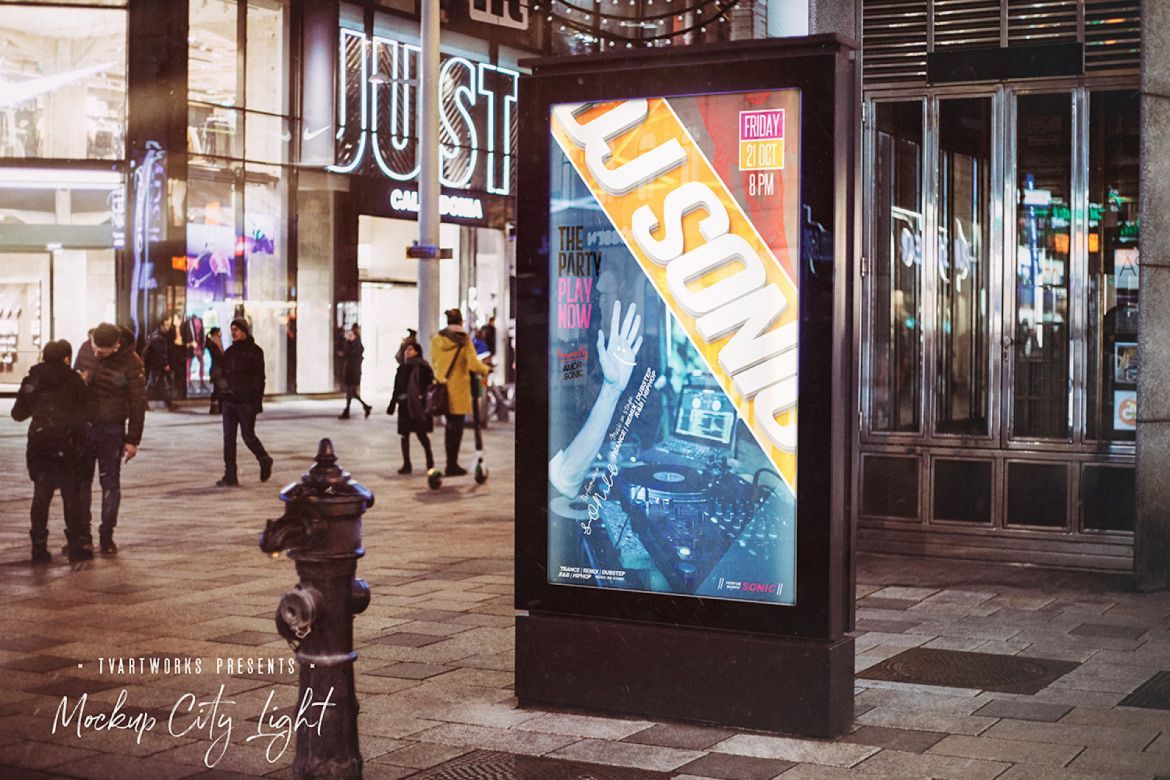 City Light Board Mockup 25 alternate
