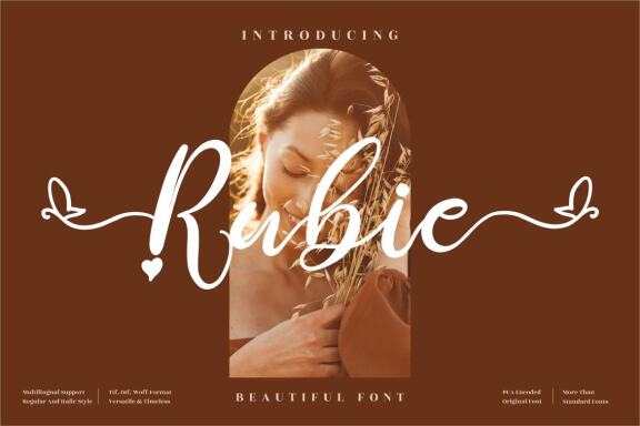 Rubie - Beautiful FREE Script Font