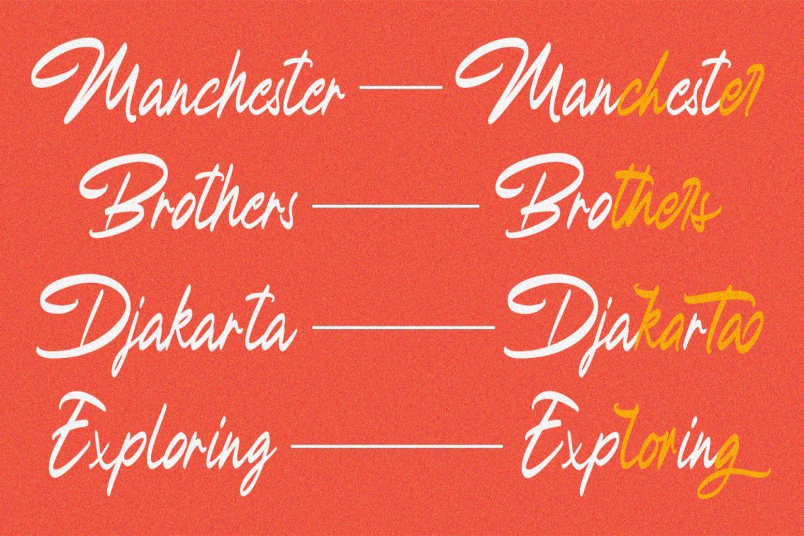 Harringtone Script - view 10