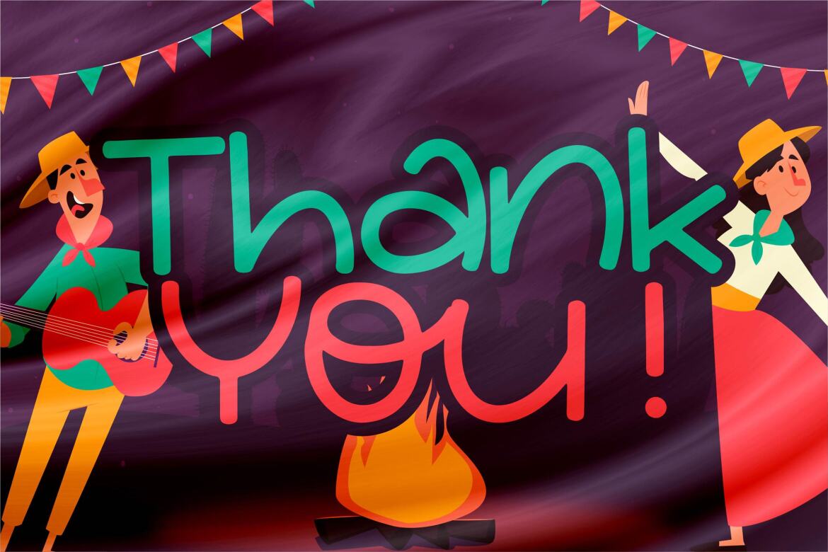 Party Rocky - FREE Quirky Font - view 8