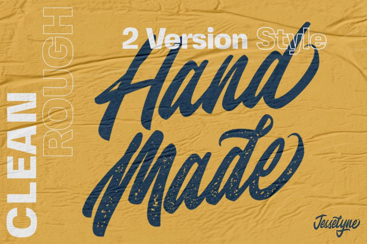 Jesselyne Script (Clean & Rough) alternate