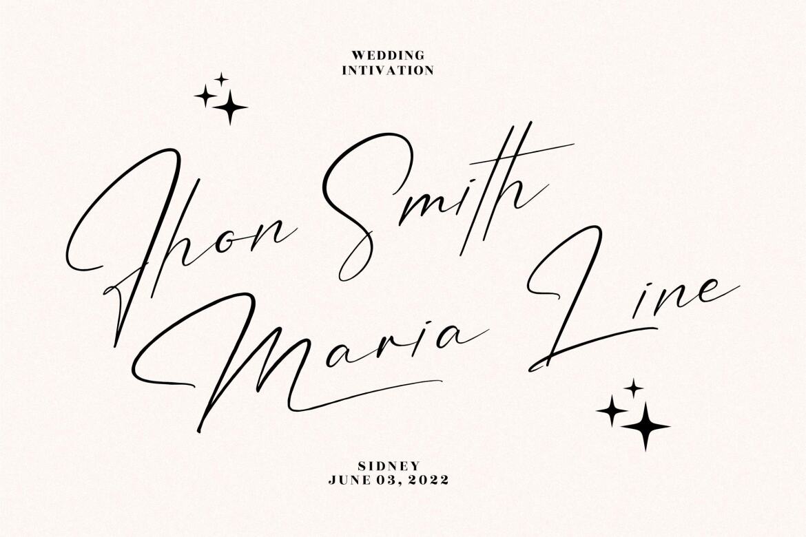 Patricia Signature - FREE Script Font - view 8