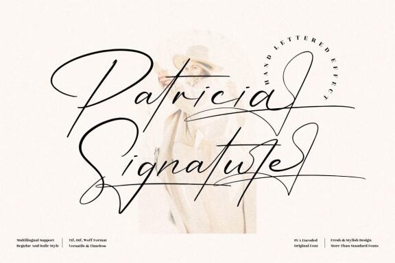 Patricia Signature - FREE Script Font