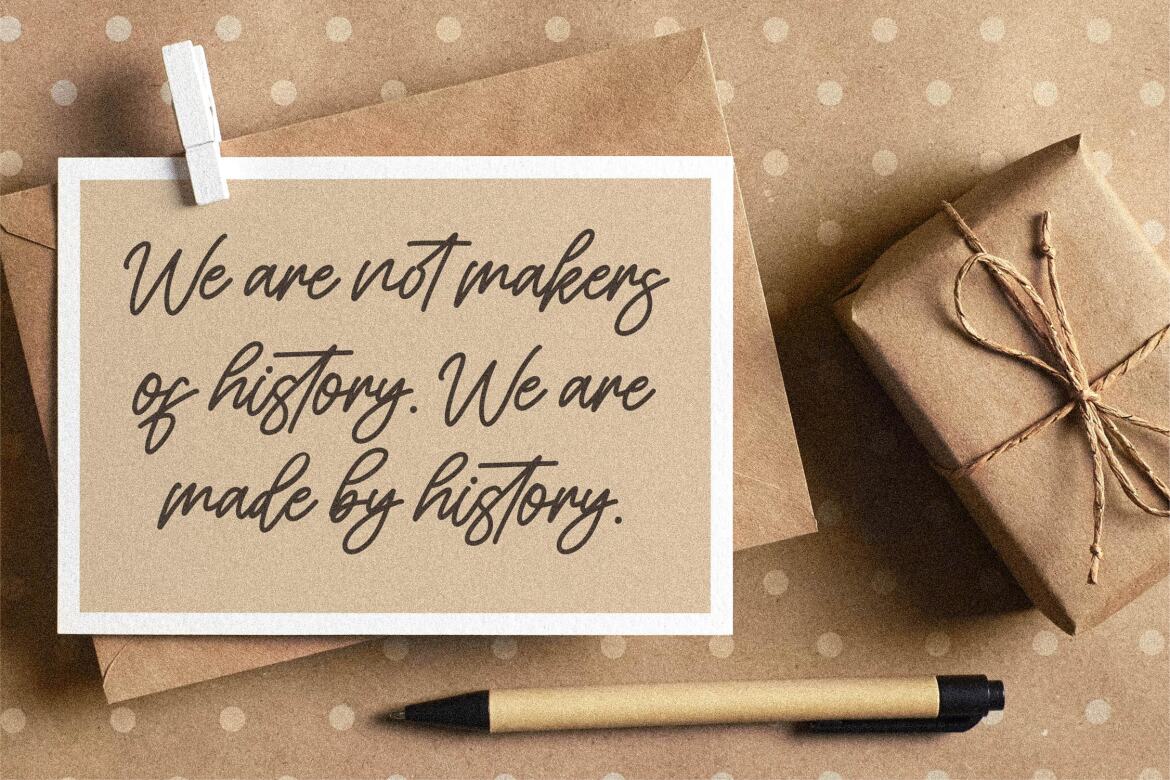 Alishanty - FREE Monoline Script - view 8