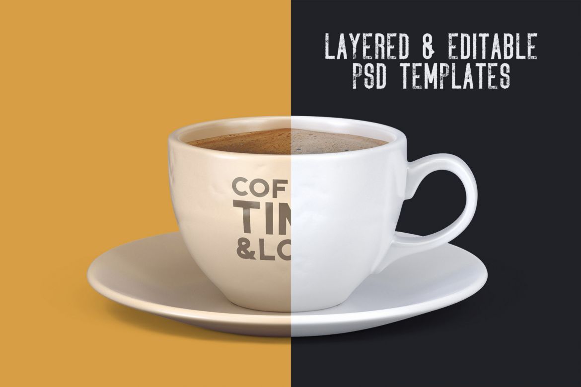 8 Coffee Cup Mockups alternate
