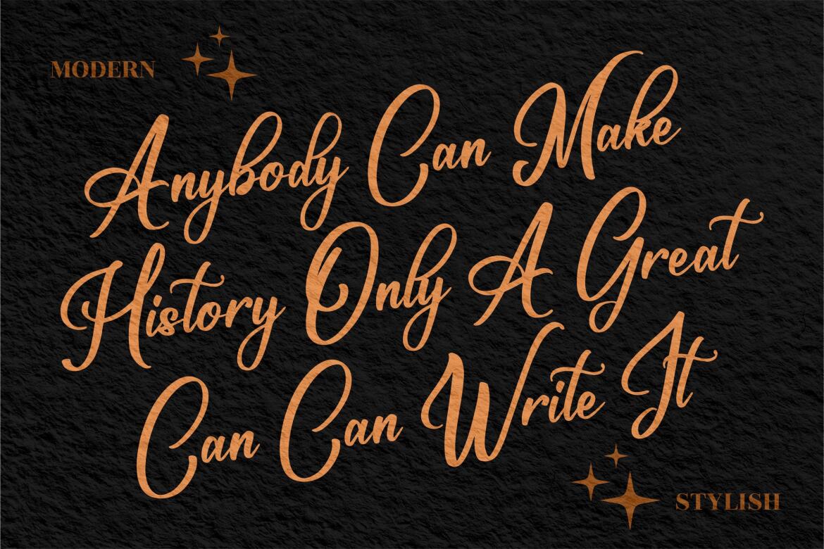 Maschester Signature - Free Font - view 4