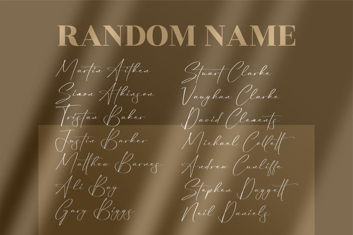 Reltinatha Signature - FREE Stylish Script - view 4