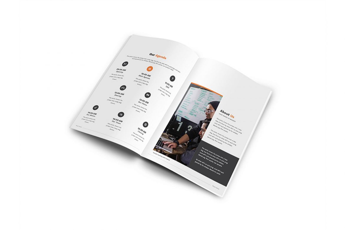 Pitch Deck Design Brochure A4 - view 4