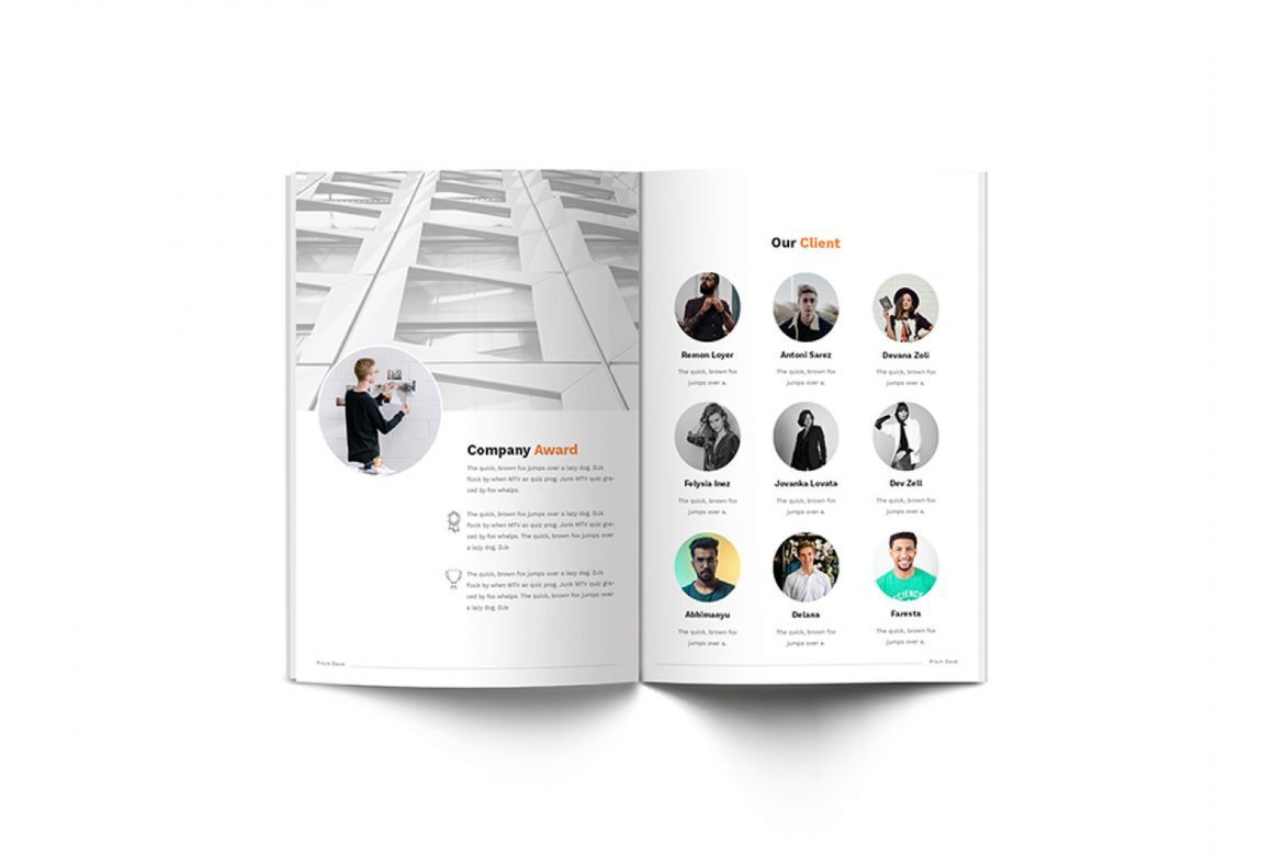 Pitch Deck Design Brochure A4 - view 12