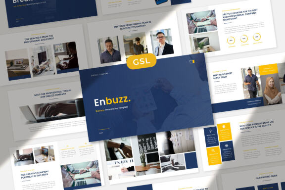 Enbuzz - FREE Business Google Slides Template