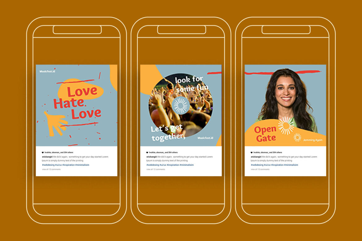 Music Fest Puzzle Instagram | Free CANVA Template - view 5