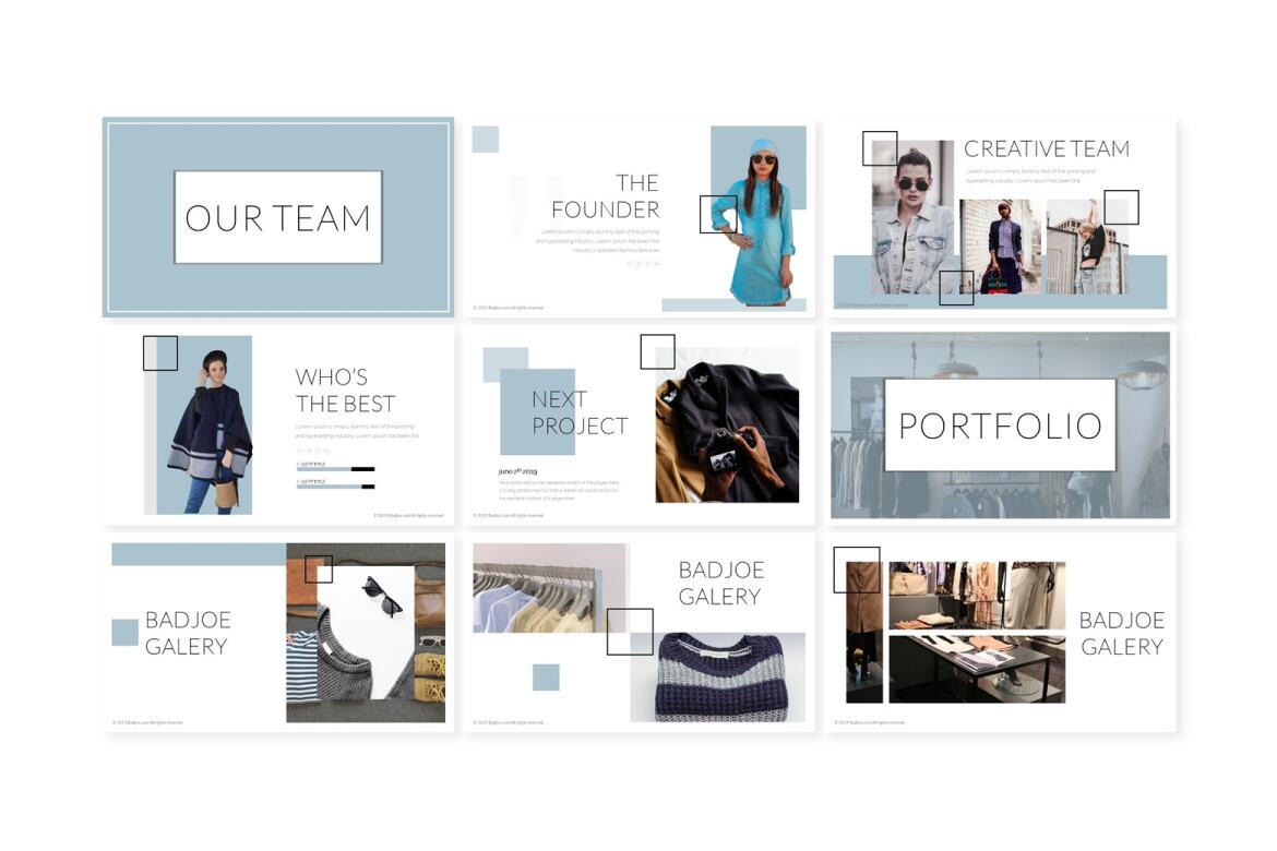 Badjoe - FREE PowerPoint Template - view 3