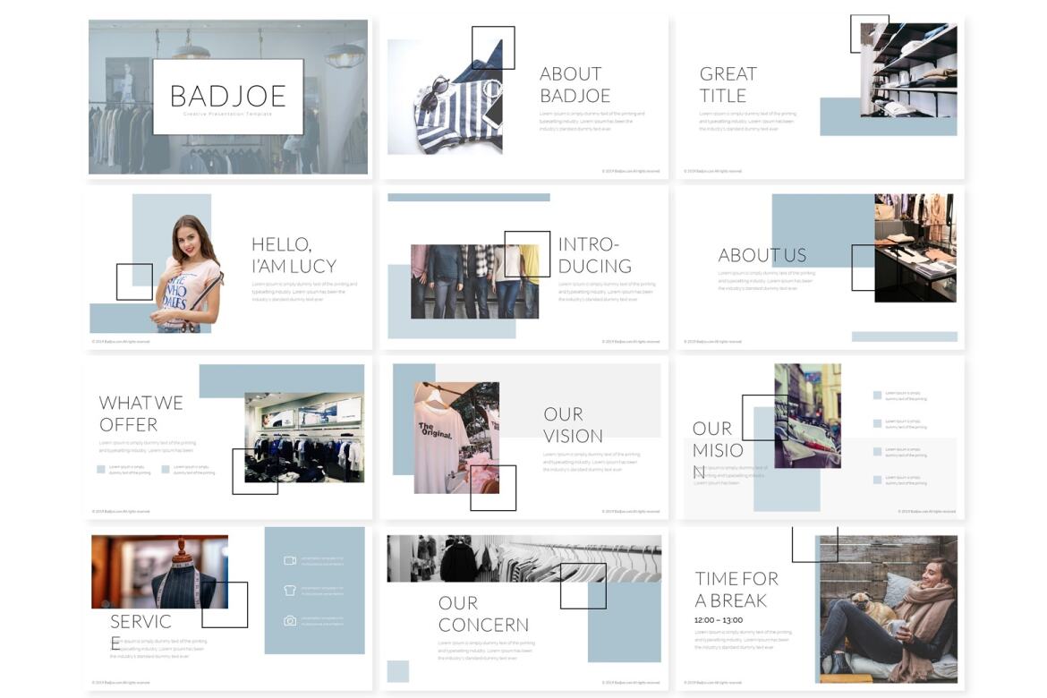 Badjoe - FREE PowerPoint Template alternate