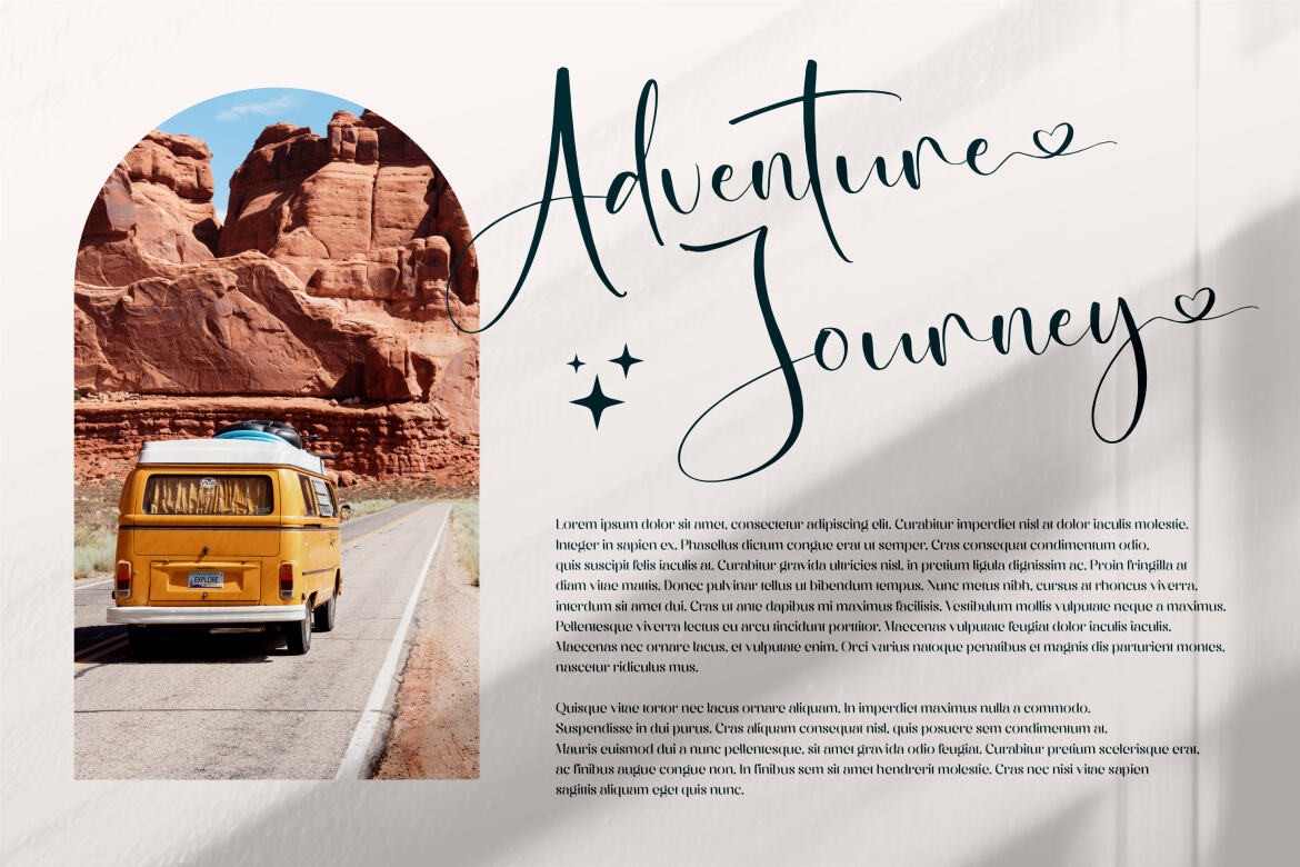 Winterland – FREE Script Font - view 3