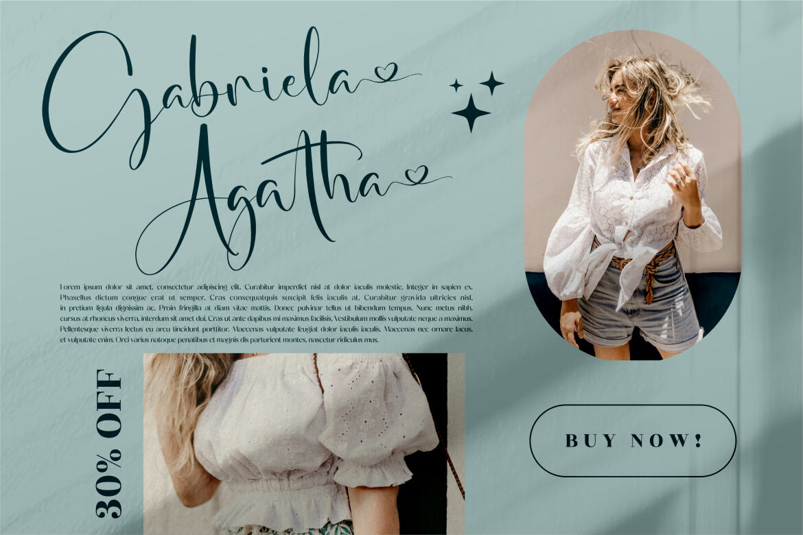 Winterland – FREE Script Font - view 4