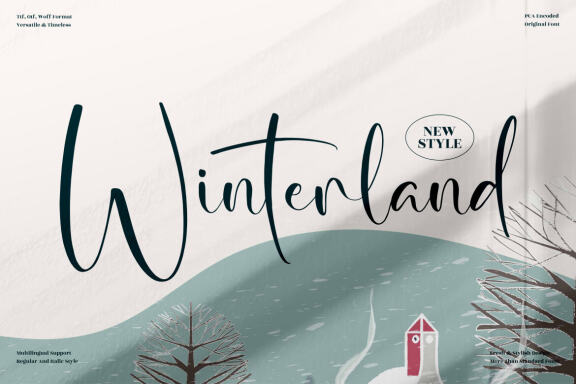 Winterland – FREE Script Font