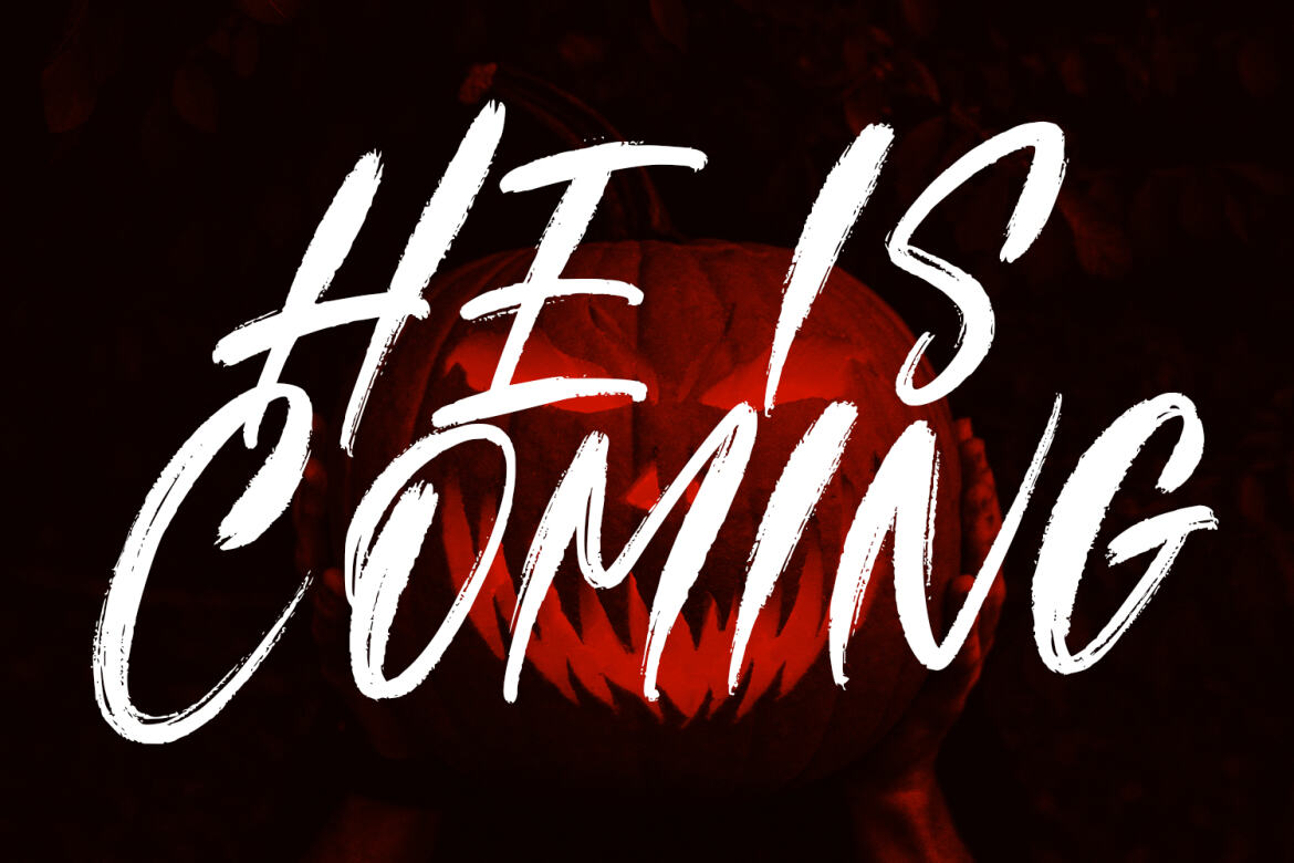 Aftercoma - FREE Brush Font - view 3