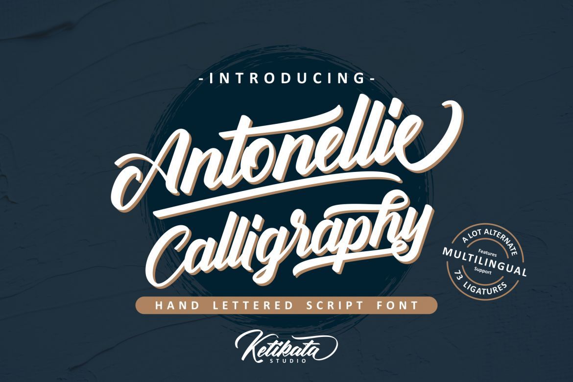 Antonellie Hand Lettered Script alternate
