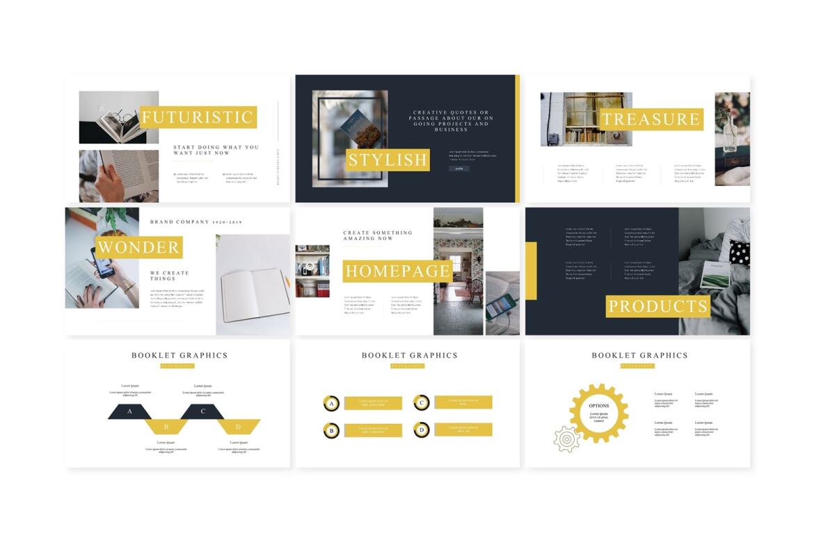 Booklet - FREE Keynote Template - view 3