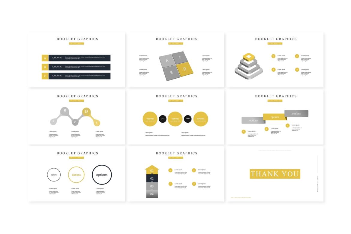 Booklet - FREE Keynote Template - view 4