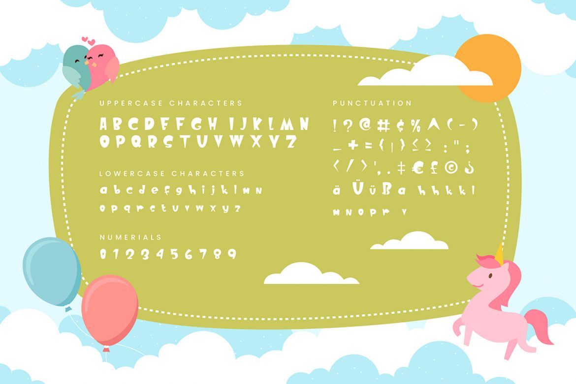 Anima - Fun Children Typeface alternate