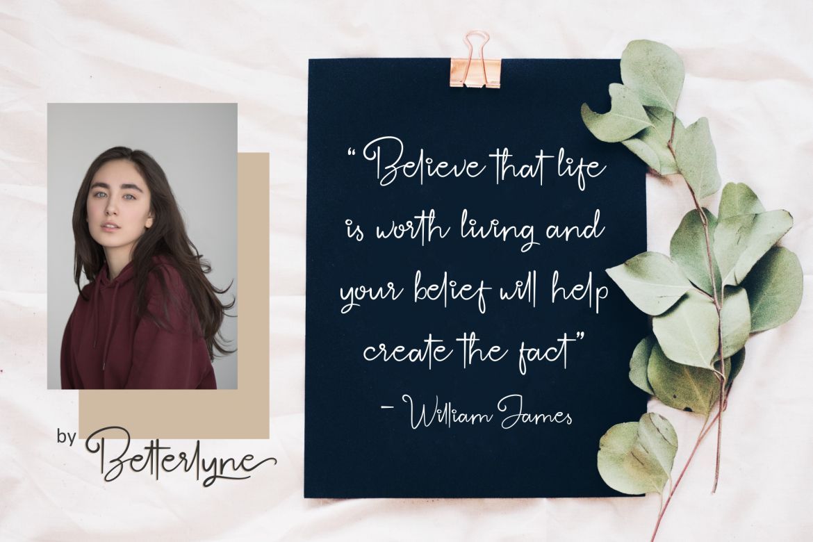 Betterlyne Handwritten Script - view 5