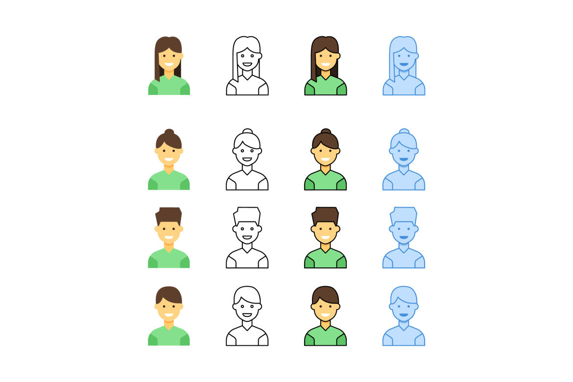 7 Avatars - FREE Icons alt