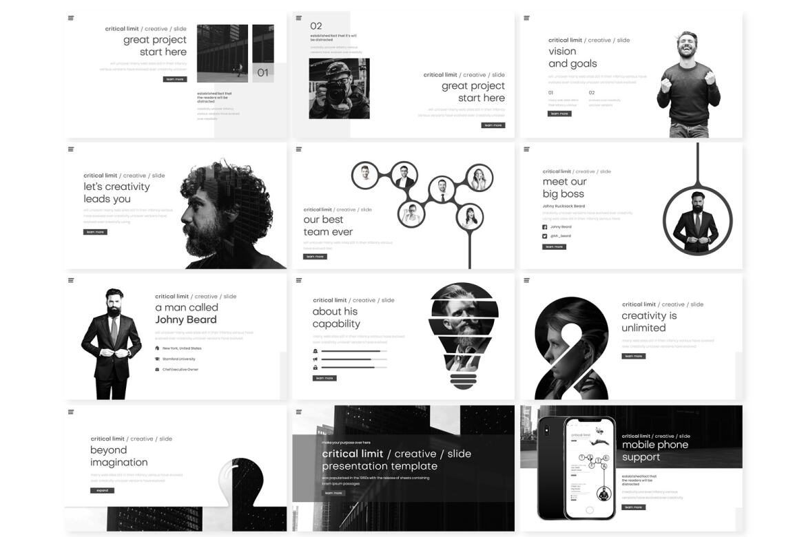 Critical - FREE Google Slide Template - view 3