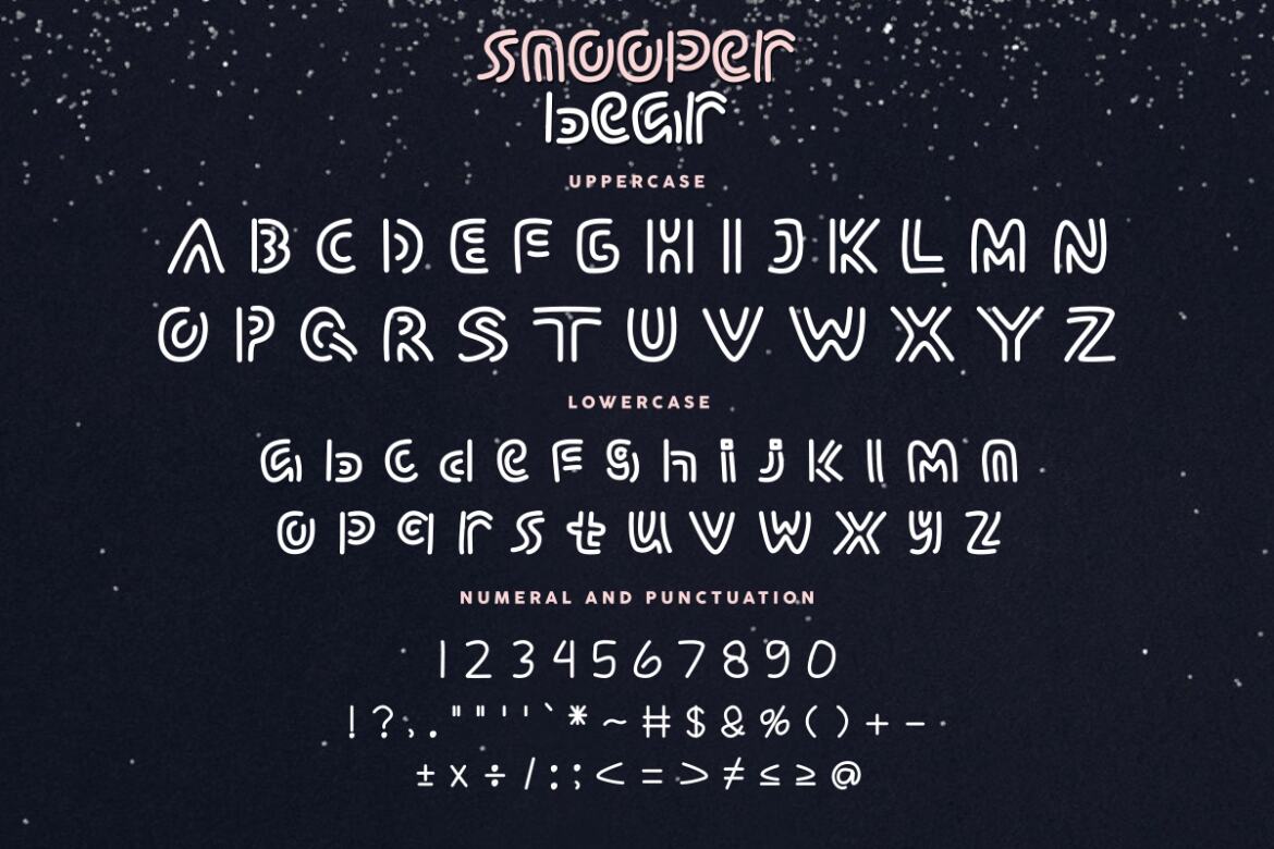Snooper Bear - Free Font - view 4