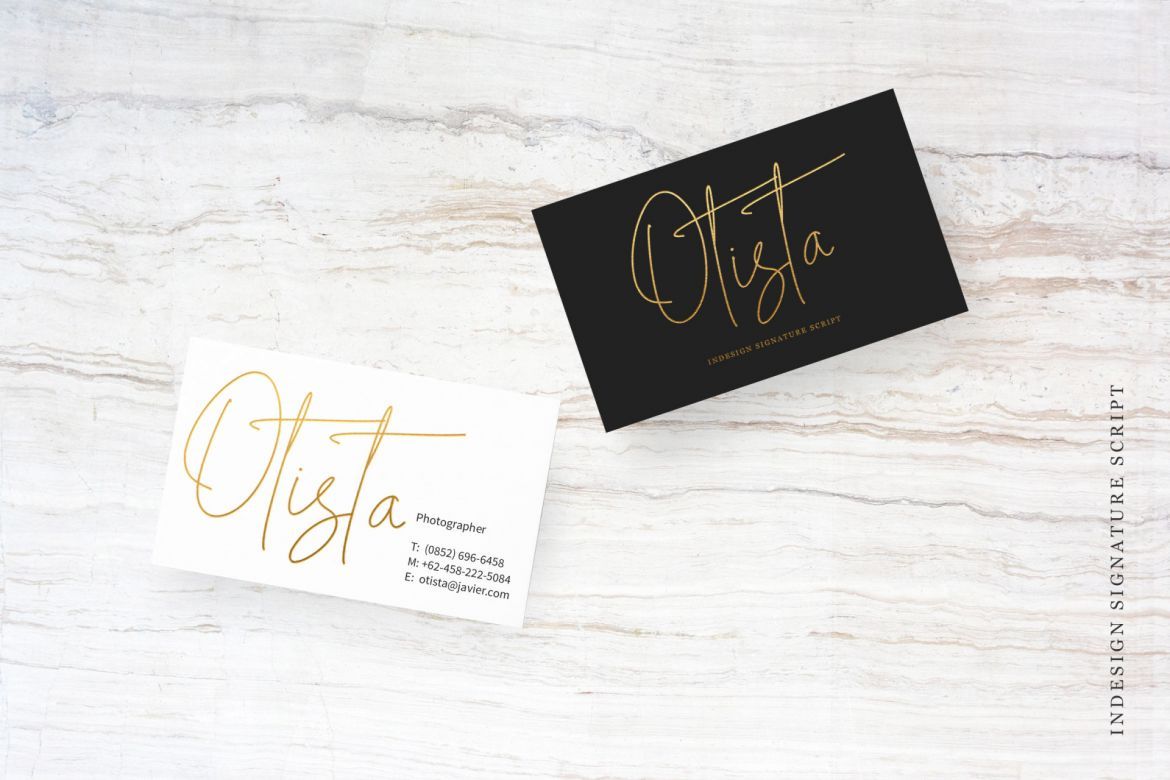 Indesign Signature - Script Font - view 6