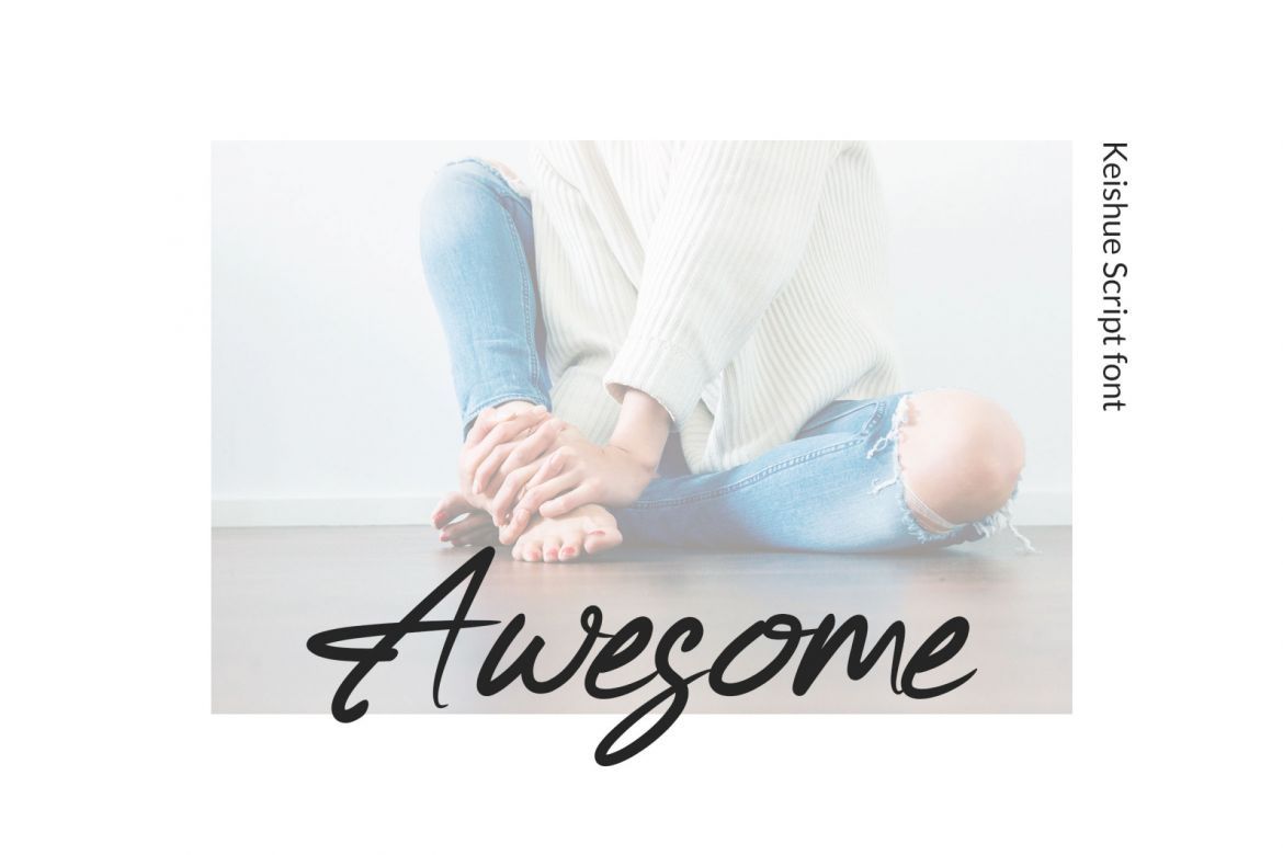 Keishue - Script Font alt